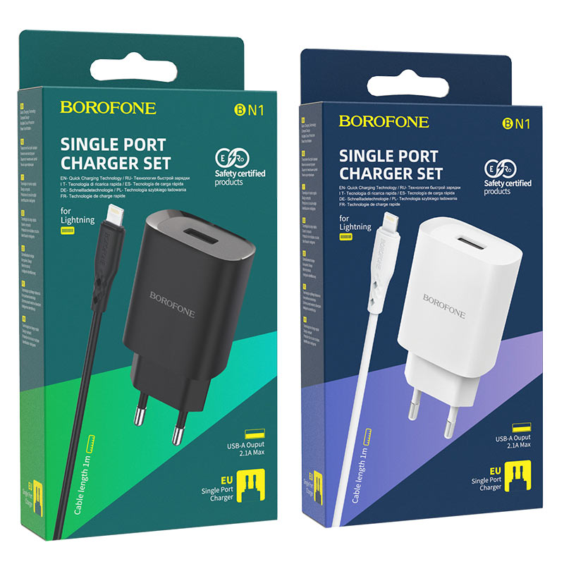 Borofone BN1 Innovative single port charger(EU)