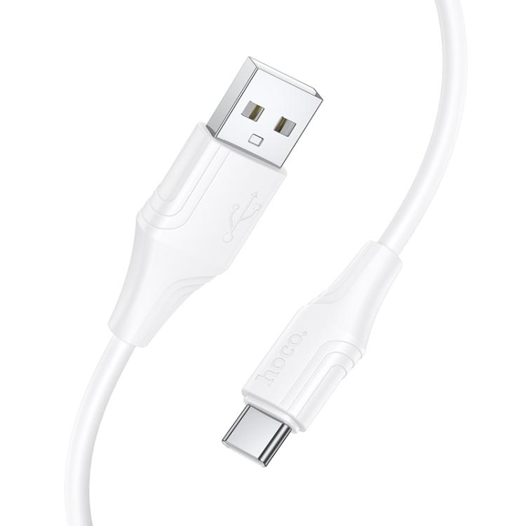 Hoco X124 Bien silicone charging data cable Type-C white