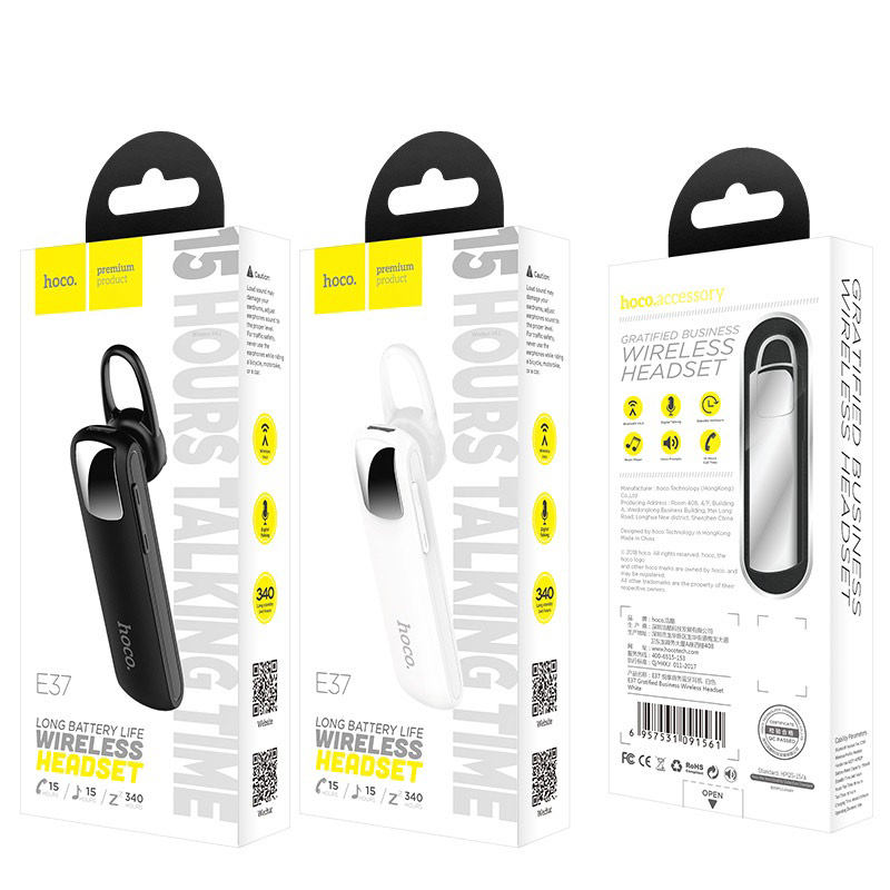 Hoco E37 Gratified business wireless headset