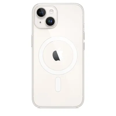 გამჭვირვალე ქეისი MagSafe-ით iPhone 14 სერიისთვის