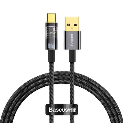 Baseus Explorer Series Auto Power-Off Fast Charging Data Cable USB to Type-C 100