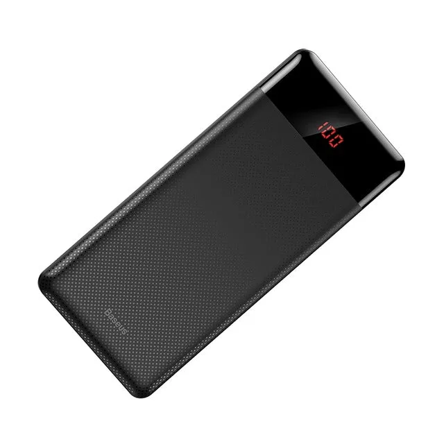 Baseus Mini Cu power bank 10000mAh(Dual USB 2.1A output/micro input )black