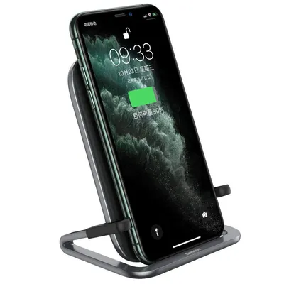 Baseus Rib Horizontal and Vertical Holder Wireless Charging 15W Black