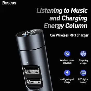 Baseus Energy Column Car Wireless Mp3 Charger
