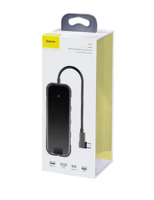 Baseus USB Superlative HUB(Type-3xUSB3.0+HD4K+RJ45+PD)
