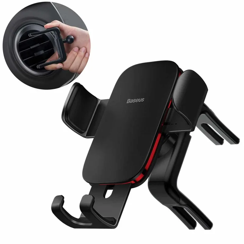 Baseus Metal AgeⅡ Gravity Car Mount （Round Air Vent Version）SUJS030001