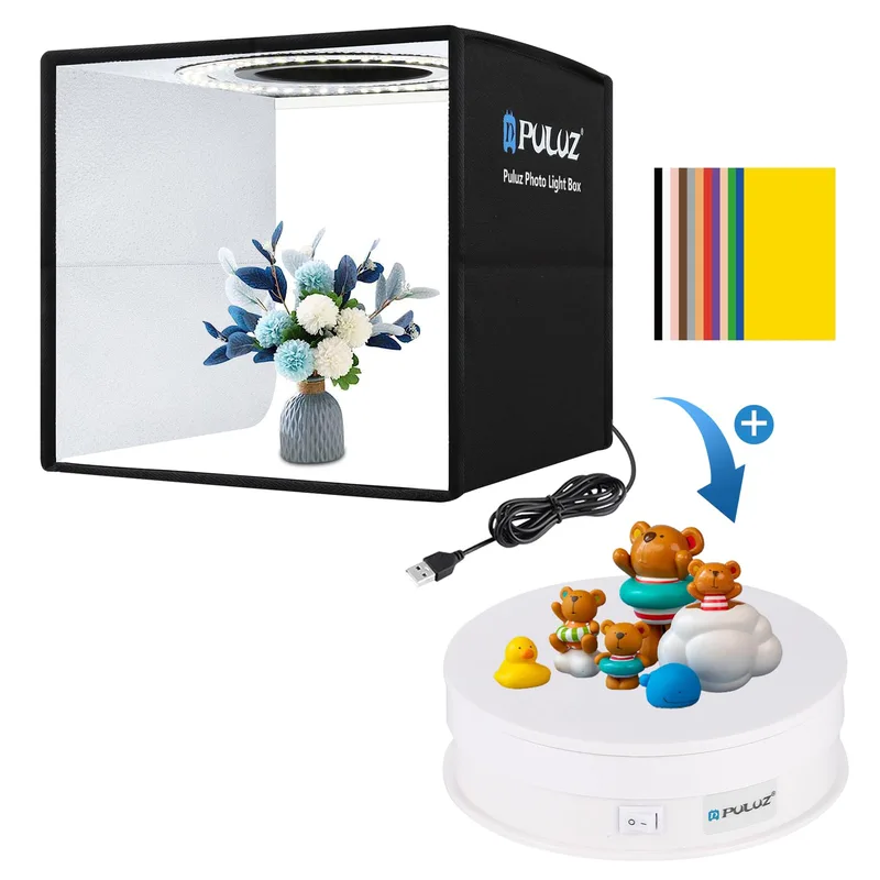 Studio Light Box with Lamp & Stand