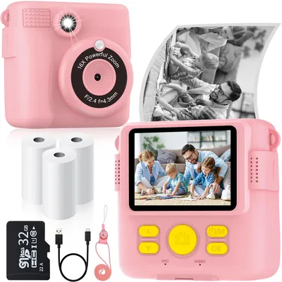 Baby Camera Children's Digital Print Camera M1 ბეჭდვის ფუნქციით