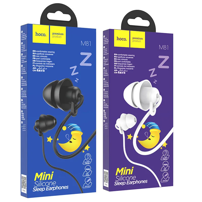 Hoco M81 Imperceptible universal sleeping earphone with mic