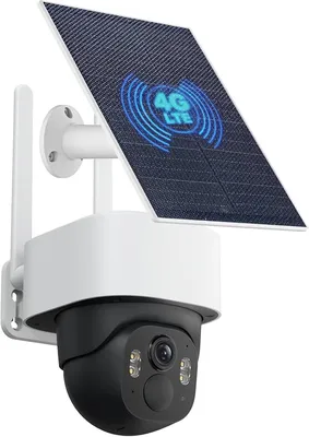 iP Camera With 4G, Solar Energy & Battery ლურჯ ყუთში