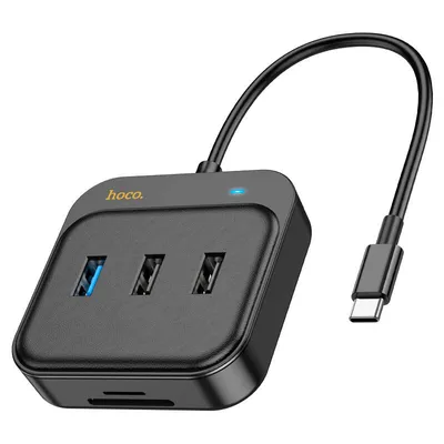 Hoco HB38 Easy link 7-in-1 Multiport Adapter(HDTV+SD/TF+USB3