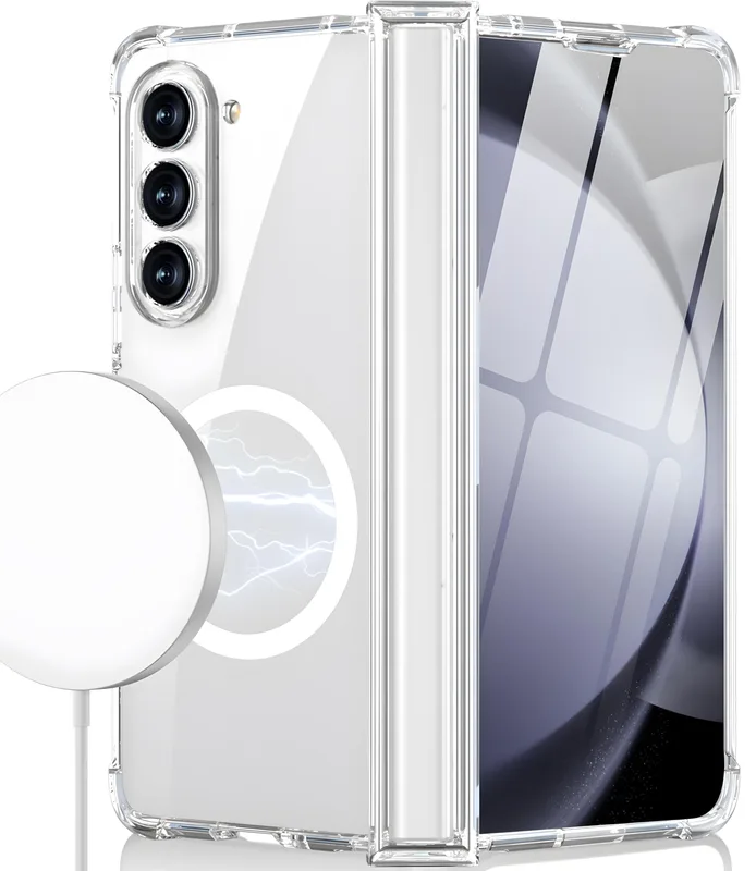 გამჭვირვალე ქეისი MagSafe-ით Samsung Z Fold Series-ისთვის