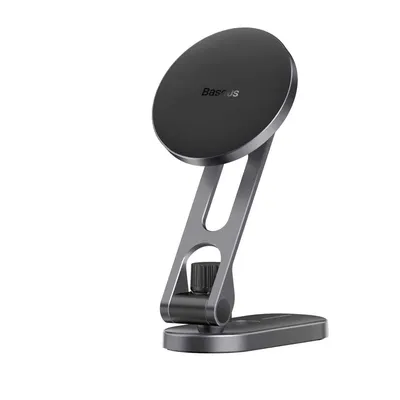 Baseus T-Space Series Folding Metal Car Mount Magnetic Phone Holder Frost Silver