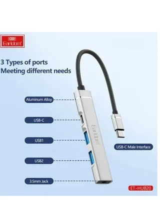 Earldom Hub 4Port USB-C 3.0 ET-HUB20