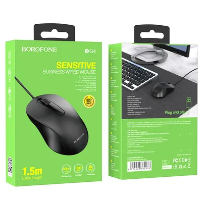 Borofone BG4 Business wired mouse