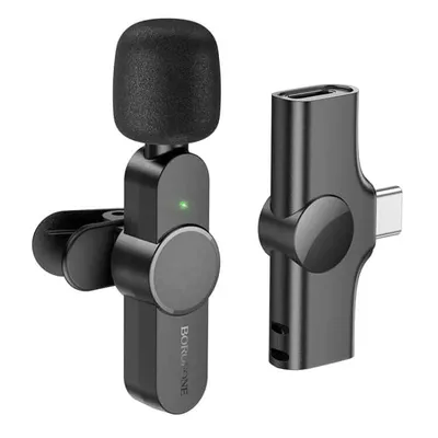 Borofone BFK12 Trophy lavalier wireless digital microphone(iP/Type-C)