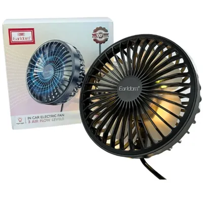 Earldom In Car Electric Fan 3Air Flow Levels ET-F10