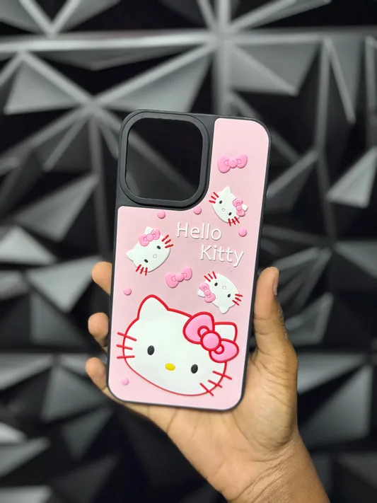 სილიკონის ქეისი ანიმაციით Hello Kitty, Sponge Bob, Mickey, Minnie, Stichy
