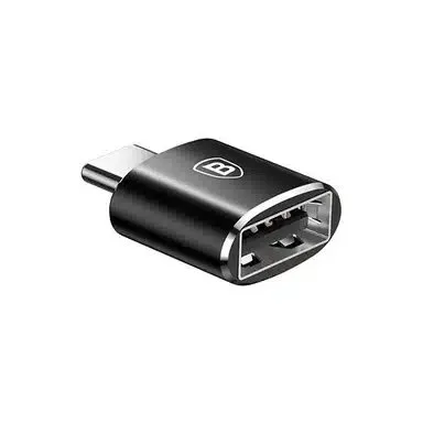Baseus Mini Type-C female to USB male adapter converter Black