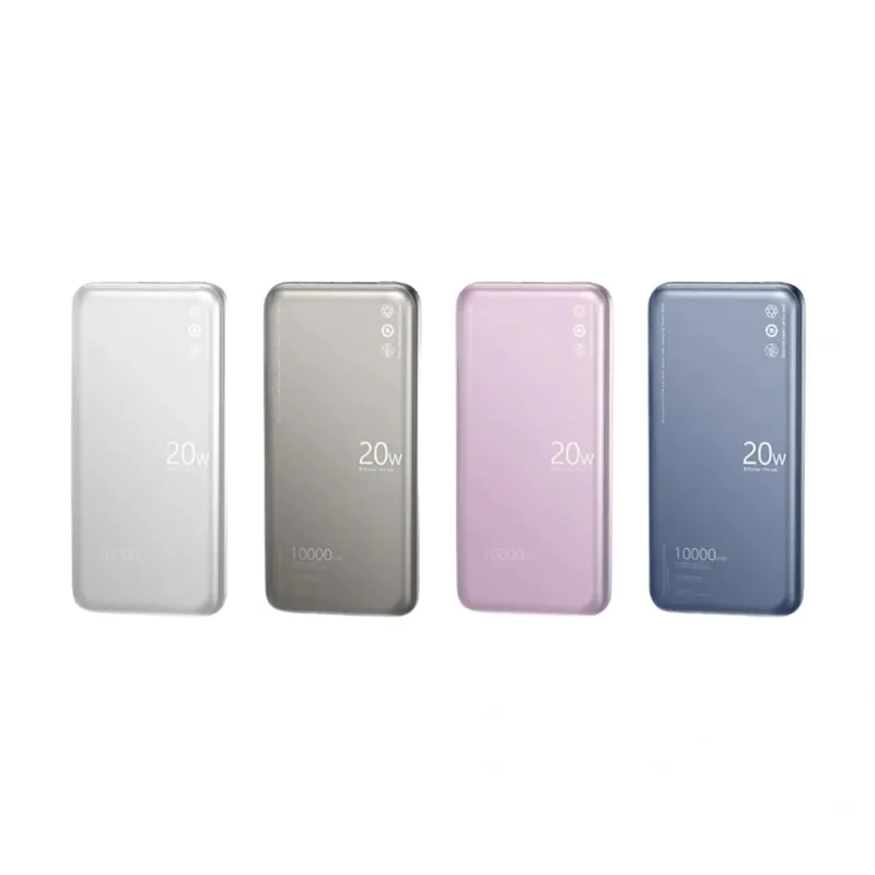 REMAX Wefon Series 20W Ultrathin Metal Fast Charging Power Bank 10000mAh RPP-636 Silver