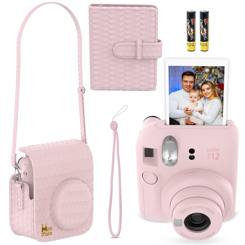 კომპლექტი Mini 12 Blossom Pink (ჩანთა,ფირი,ალბომი)