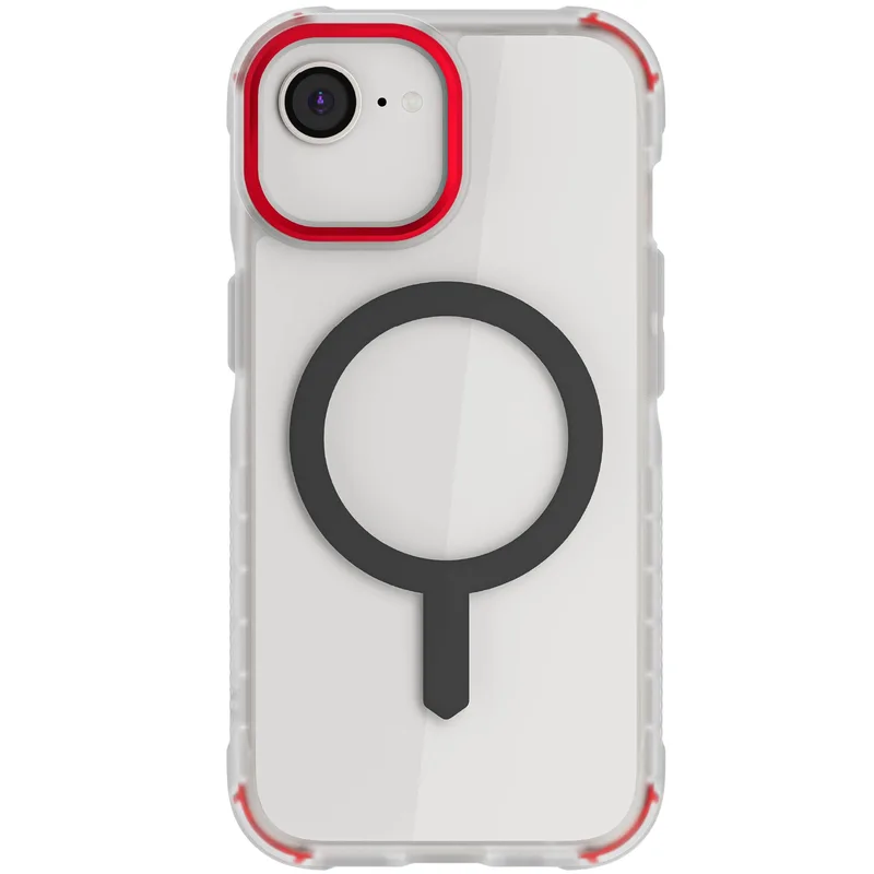 გამჭვირვალე ქეისი Magsafe-ით iPhone 16e-ისთვის