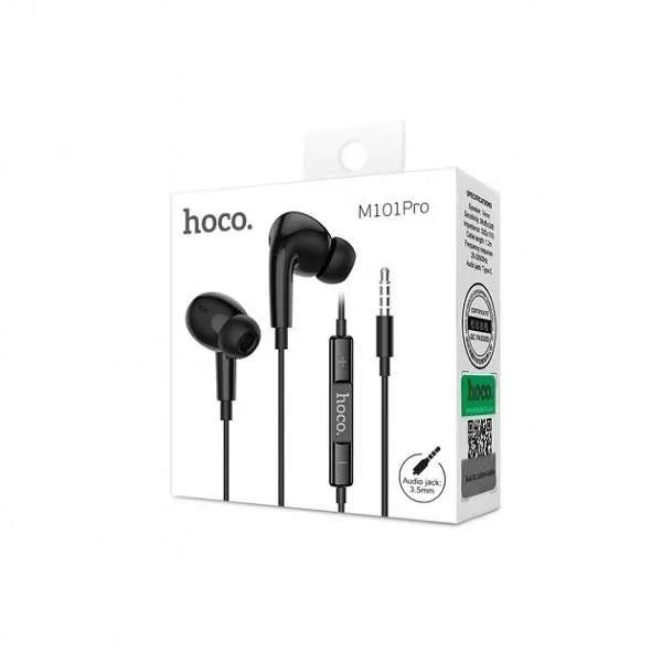 Hoco M101 Crystal joy wire-controlled earphones with microphone