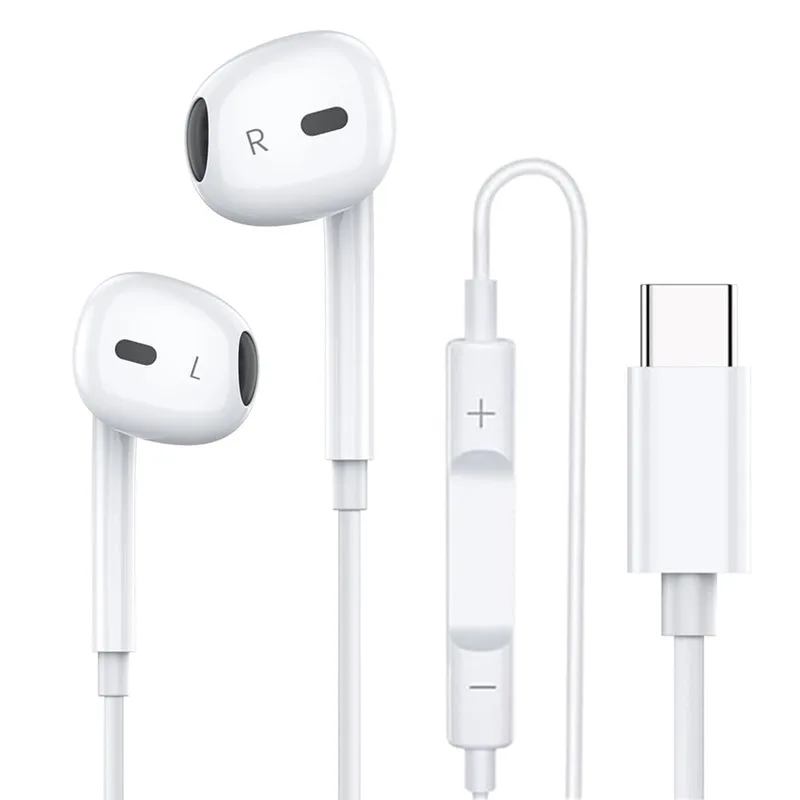 სადენიანი ყურსასმენი iPhone 15-ისთვის