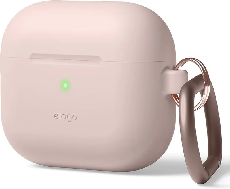 სილიკონის ქეისი AirPods 3-ისთვის, ღია მწვანე