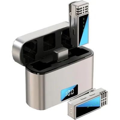 Jmary MW-15 უსადენო მიკროფონი iPhone-ისთვის