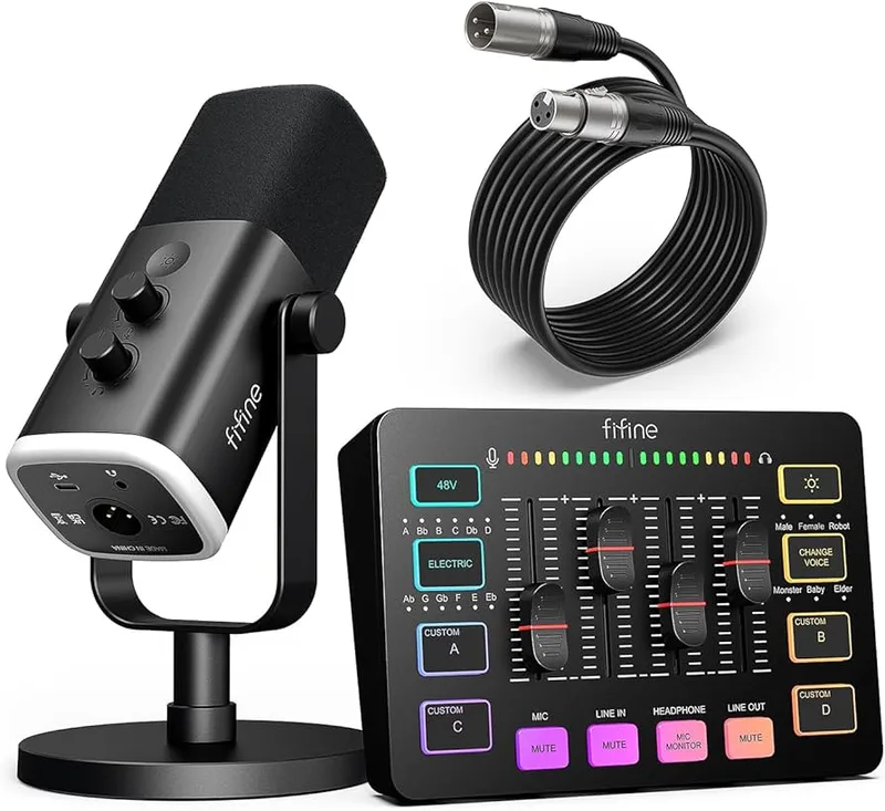 microphone set With MiXXER