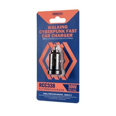 REMAX Walking Series 30W PD+QC Cyberpunk Fast Car Charger RCC338 1C1A