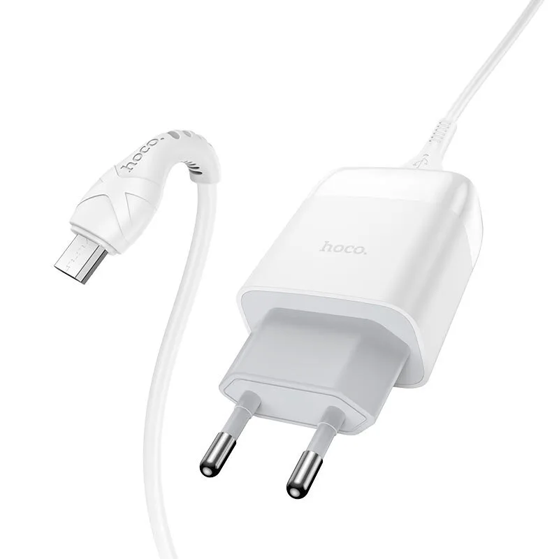 Hoco C72Q Glorious single port QC3.0 charger set(Micro)(EU)
