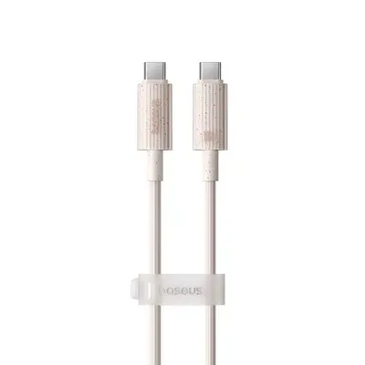 Baseus Habitat Series Fast Charging Cable Type-C to Type-C 100W 1m Wheat Pink