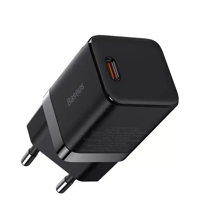 OS-Baseus GaN5S Fast Charger 1C 30W EU Cluster Black