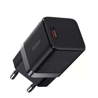 OS-Baseus GaN5S Fast Charger 1C 30W EU Cluster Black