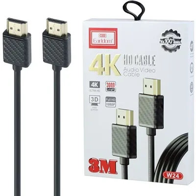 Earldom Hdmi Cable 4K 3M ET-W24 3Metres