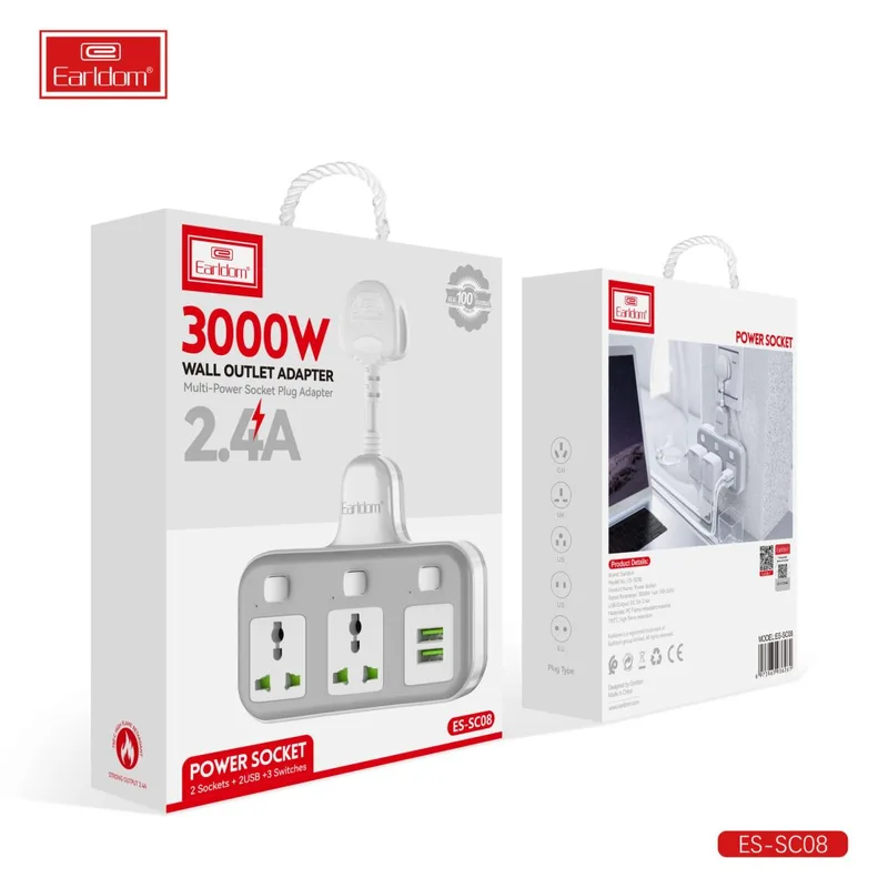 Earldom Power Socket SC08