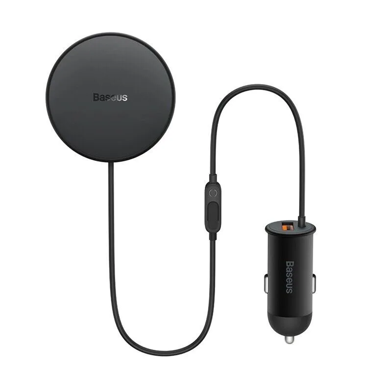 Baseus CW01 Magnetic Wireless Charging Car Mount 40W (Wireless Charging 15W+Tpye-C 25W) Claw Editon Cluster Black