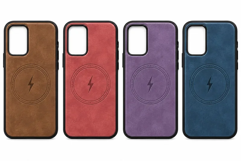 Leather Magsafe Case iP & Sam