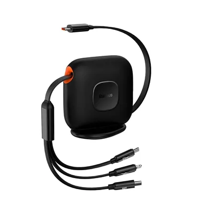 Baseus Traction Series Retractable 3-in-1 Fast Charging Cable Desktop Organizer 