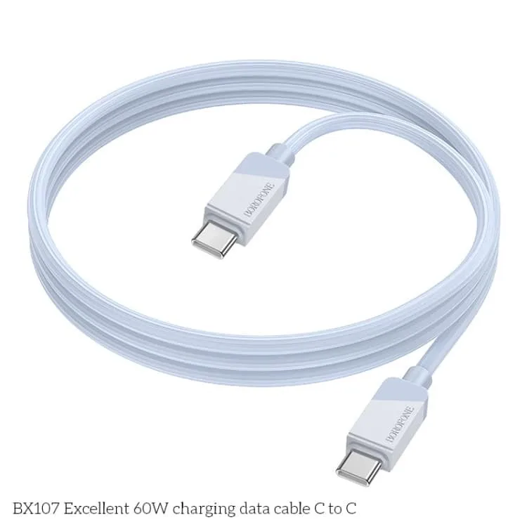 Borofone BX107 Excellent 60W charging data cable C to C