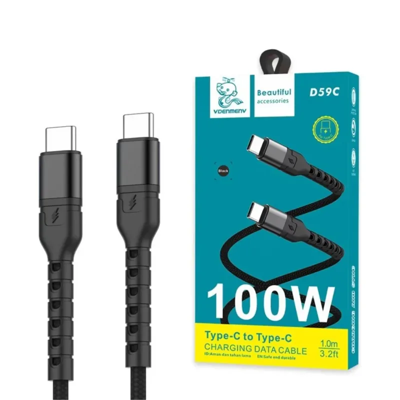 Vdenmenv USB Cable Type-C To Type-C D59C