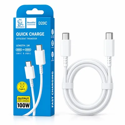 Vdenmenv USB-C To Usb-C 100W Cable D20C