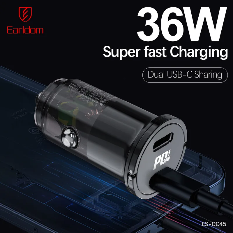 Earldom Charger Eu21C Type-c To Type-C