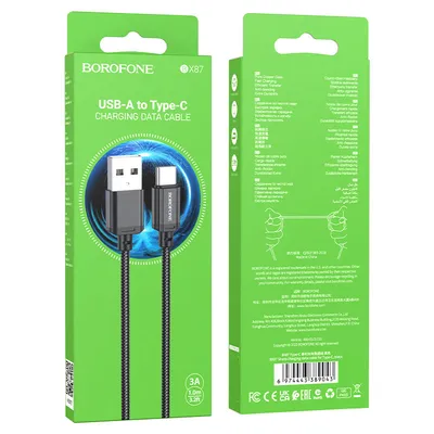 Borofone BX87 Sharp charging data cable for Type-C(packaged)