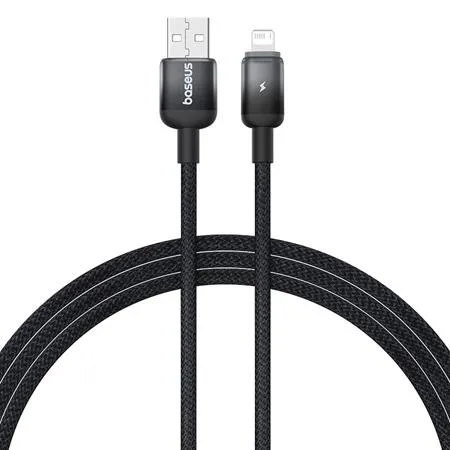 Baseus Discolor Series Fast Charging Cable USB to iP 2.4A 1m Cluster Black
