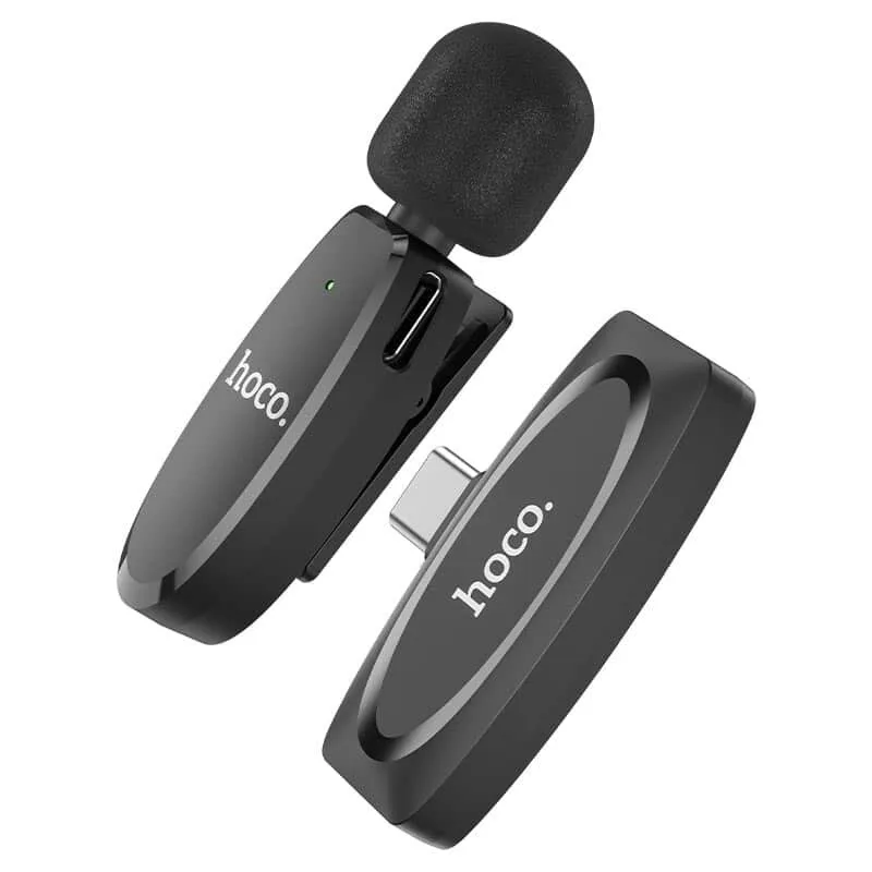 Hoco L15 Type-C Crystal lavalier wireless digital microphone