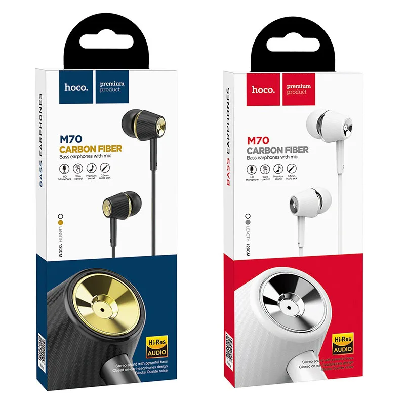 M70 Graceful universal earphones with mic