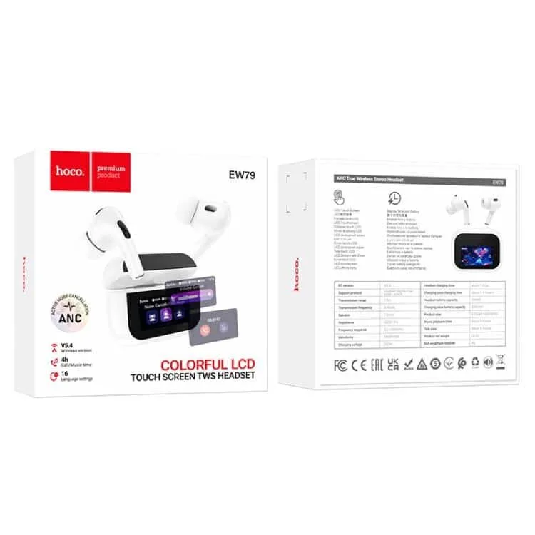 Hoco EW79 Bright true wireless ANC touch screen BT headset
